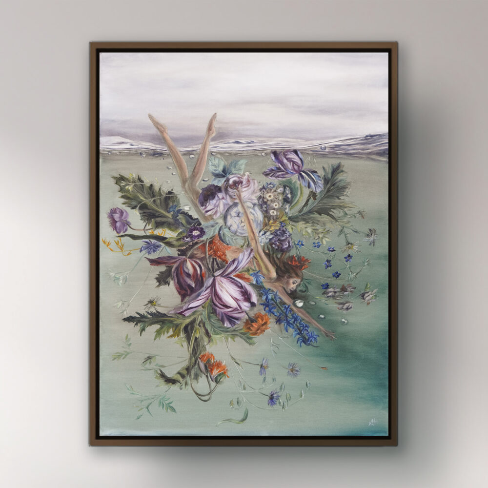 Ali Olio Art Oilpainting Bravery Feelings Serie Blumen Stilleben Frau Ölgemälder Alexandra Hörhager Kunst